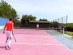 Fabulous pornstars Chrissy Fox, Antonia Sainz and Lady D in exotic college, blonde adult clip