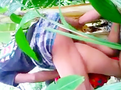 Crazy amateur Indian, Outdoor sex scene