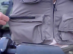 Jennifer Love gets her butt fucked hard along with her blonde friend Emily