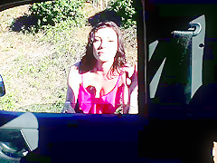 Jessica Rex takes a bigcock in the car
