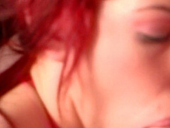 Redhead Teen Has Hot Sex With Two Men Outside - HotEuroGirls