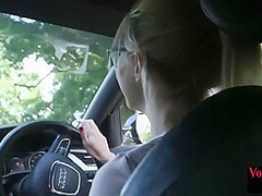 Outdoor Babe Seduces Her Bf From Car Till Cumshot