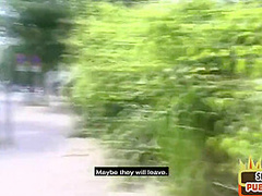 Public Amateur German Babe Fucked Outdoor After Casting
