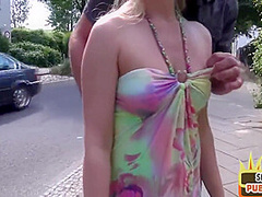 Public Amateur German Babe Fucked Outdoor After Casting