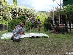 Under The Eyes Of Her Husband, Mila Fucks With Another Man 7 Min