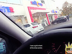 Real amateur GILF gives road head to lucky stranger