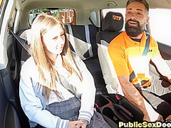 Amateur driving student fucked by teach