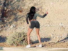 Hot Jogger Girl Picked Up And Fucked With Penelope Woods