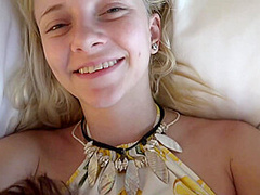 Footjob Before Cumming All Over The Face