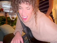 Stepmom Gives Stepson First Public Bathroom Fuck 7 Min
