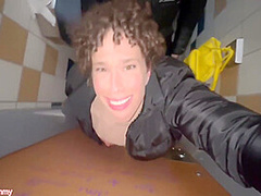 Stepmom Gives Stepson First Public Bathroom Fuck 7 Min