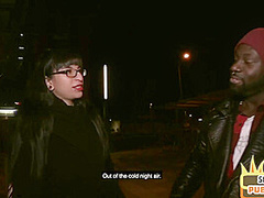 Pulled spex MILF on interracial affair