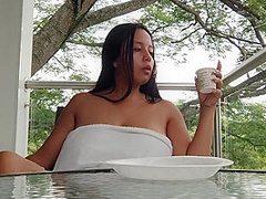 Daniel Cant Stand The Urge To Suck My Huge Milky Tits