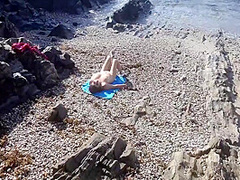 Exhibitionist Flashes His Dick For A Nudist Milf. She Sucked On The Beach 9 Min