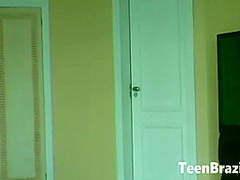 Blonde Brazilian Teen gets Anal Sex in her Round Ass