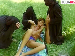 MILF fucked anally for victim ritual