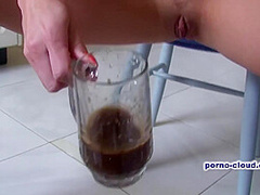 A drink from the pussy