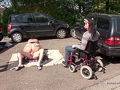 Outdoor gangbang