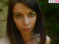 Hot girl sucks a massive cock then gets fucked to a cumshot