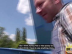 Public amateur slut fucked outdoor after cocksucking