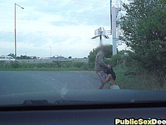 Real pickedup inked MILF got pussyfucked after cocksucking