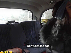 21yo cab inked slut fucked in her wet pussy in taxi