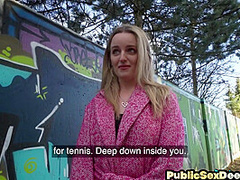 Euro babe POV suck and fuck after picking up on street