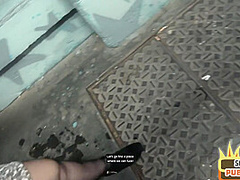 Real outdoor fucking piercednose geek