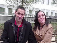 He Gives His Beautiful Brunette Girlfriend And Watches Her Getting Screwed By A Big Black Dick
