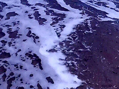 Mel Fire - Redhead Topless At The Beach