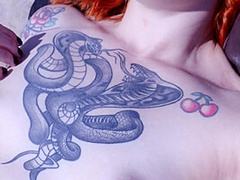 Mel Fire - Redhead Topless At The Beach