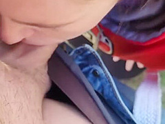 Amateur Deepthroat Queen Swallows Bwc And Cum On The Public Hiking Trail