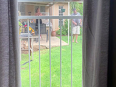 I Caught My Neighbours Fucking Outside In The Backyard 9 Min