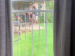 I Caught My Neighbours Fucking Outside In The Backyard 9 Min
