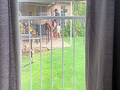 I Caught My Neighbours Fucking Outside In The Backyard 9 Min