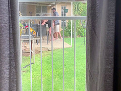 I Caught My Neighbours Fucking Outside In The Backyard 9 Min