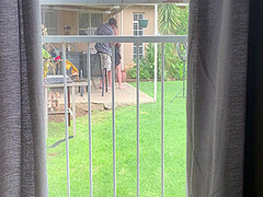 I Caught My Neighbours Fucking Outside In The Backyard 9 Min