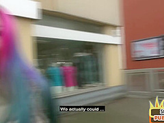 Outdoor tittysucking pulled amateur with big rack