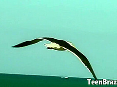 Outdoor Sex on the Beach with a 18yo Brazilian Teen