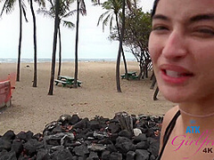 Emily Flashes A Bit To Keeps Everyone Excited