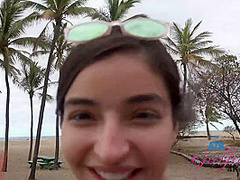 Emily Flashes A Bit To Keeps Everyone Excited