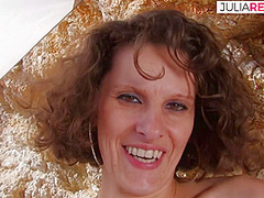 Milf Gets Pussy Stretched After Getting Fucked By A Massive Cock - JuliaReaves