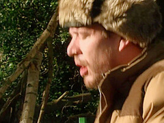 Sweet small titted redhead pounded outdoor and milked by her hard fucker