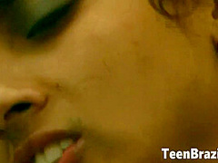 Brazilian Teen has sex with Big Dick on Apt Balcony