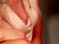 Classy CFNM British MILFS suck and jerk cock in voyeur group