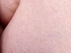 Quick Outdoor Fun With Cum In Her Lovely Hairy Pussy
