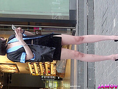 Chinese Girl Caught on the Street