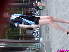 Chinese Girl Caught on the Street