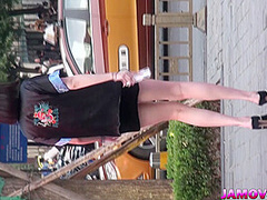 Chinese Girl Caught on the Street