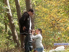 MILFS summer blowjob outdoor